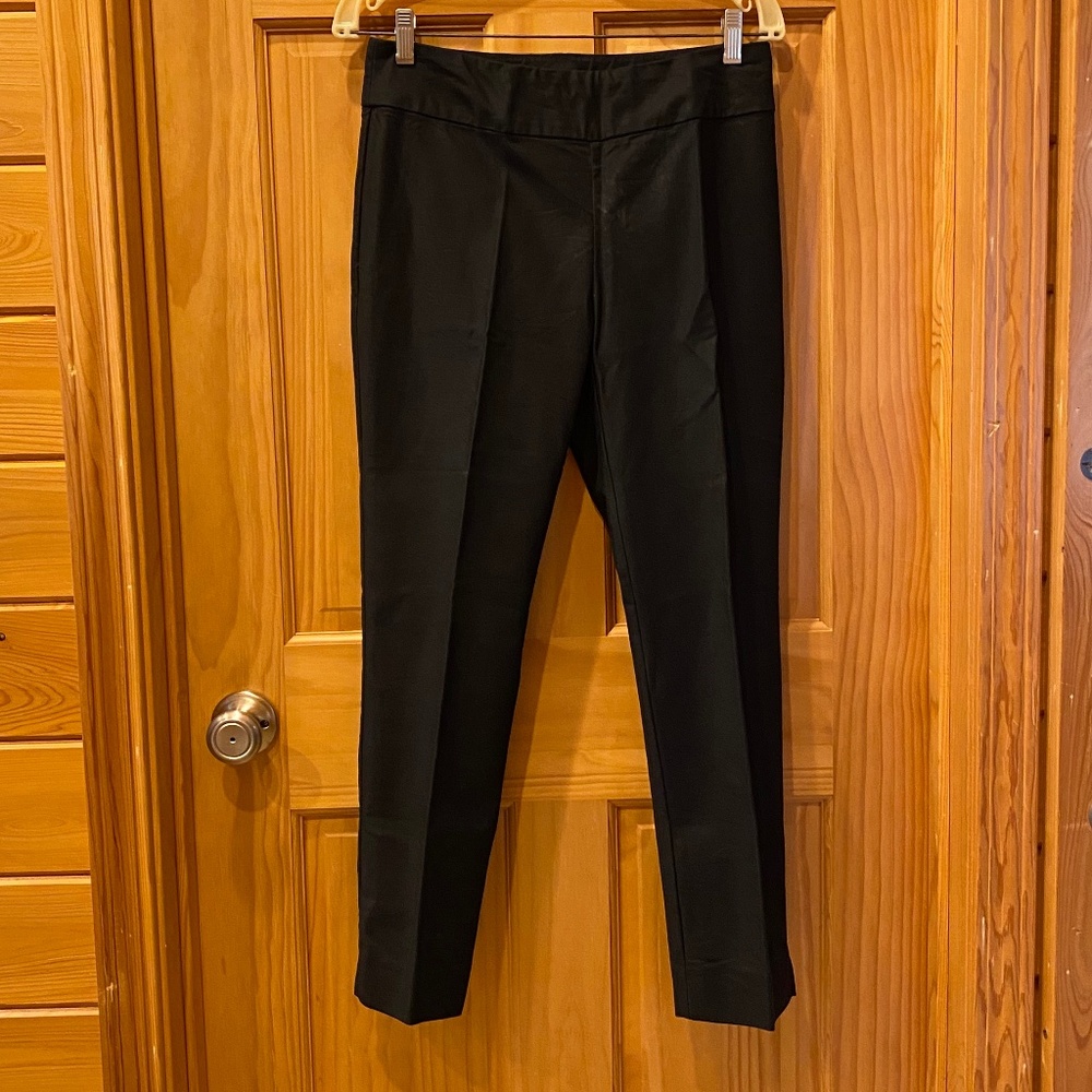 J. Crew Maddie Women's Navy and Dark Green Plaid Slacks Size 8